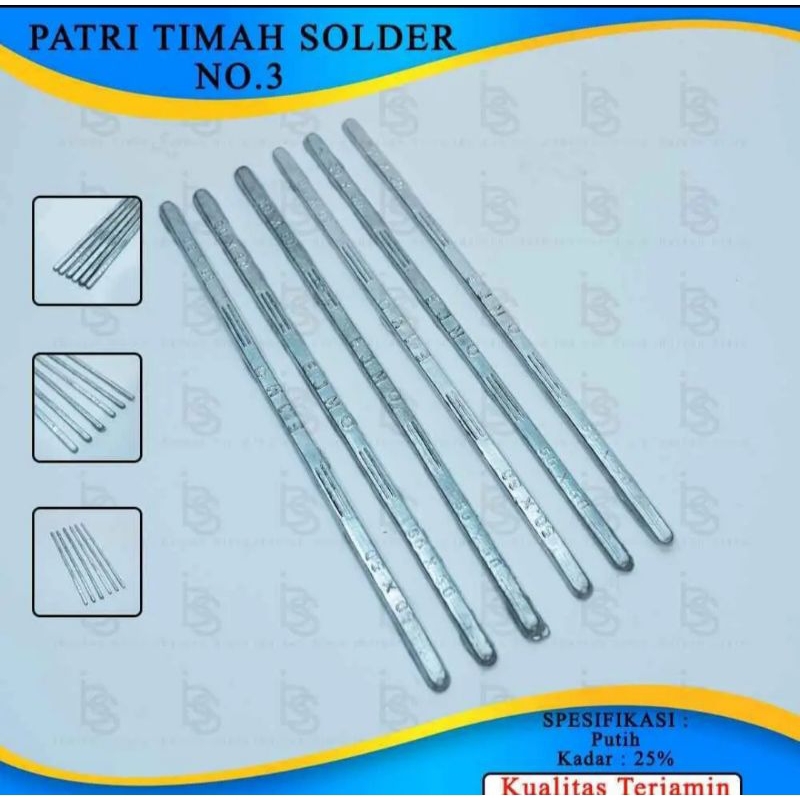 TIMAH SOLDER PUTIH/TIMAH SOLDER KUNING PERBATANG