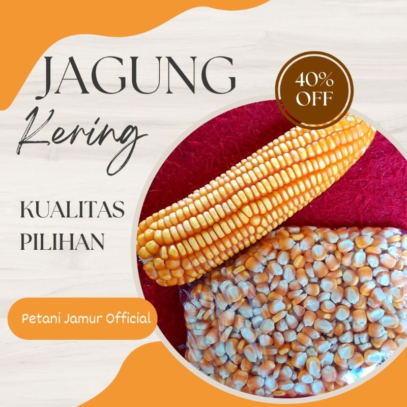 

Jagung Pipil Pakan Ternah Unggas Ayam, Merpati 1Kg