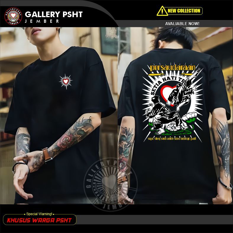 KAOS PSHT LAWASAN LEGEND TERATE FIGHTER WEAR (COD)