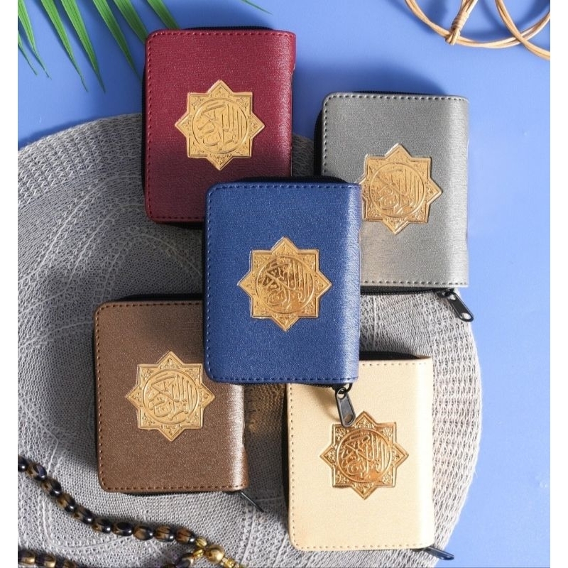 Al quran Saku Quran Mini Alquran Saku Resleting Quran kecil Quran dompet