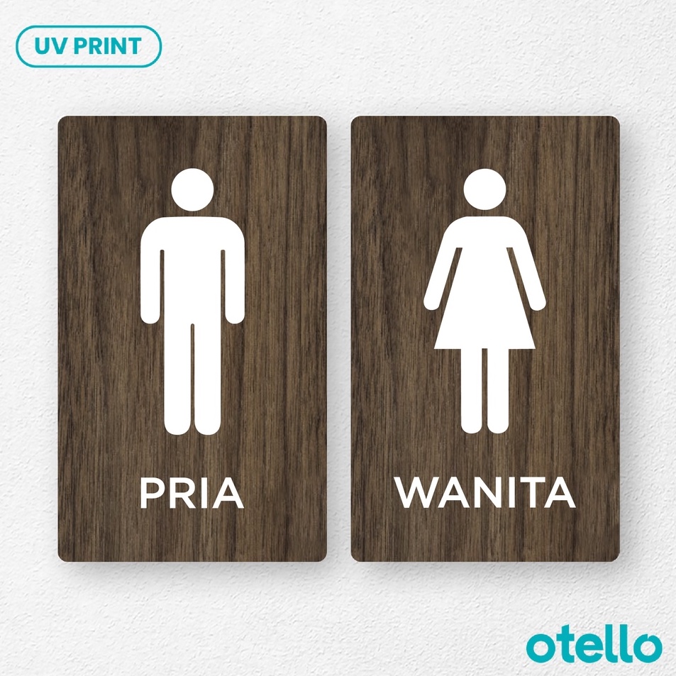 

Promo Terlaris Sign Papan Toilet Pria Wanita Sign Board Kayu Print Signage Otello Wooden Stiker Timbul Tempel Rustic