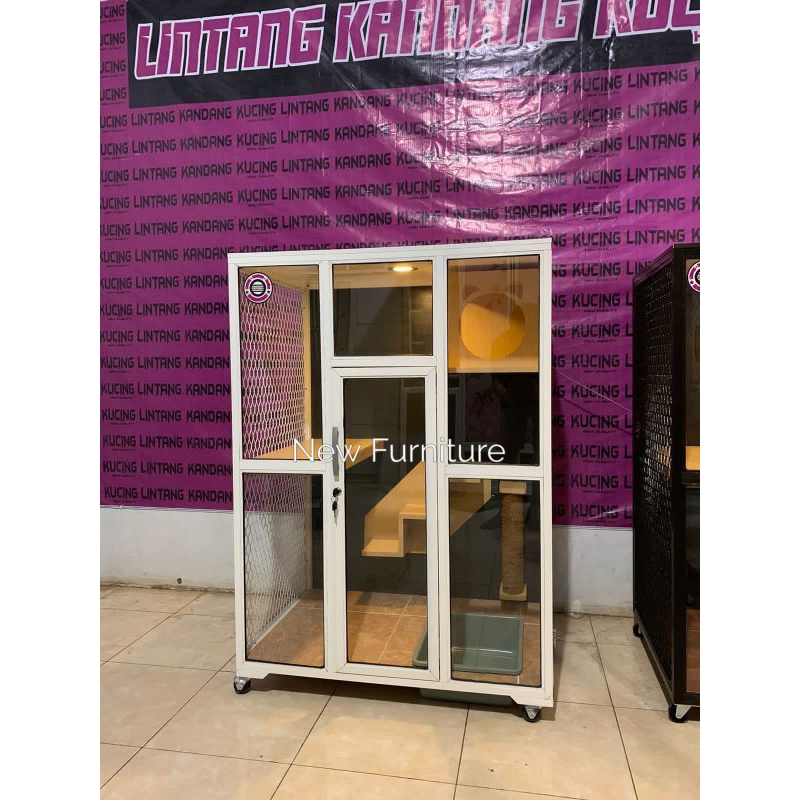 rumah kucing aluminium kandang kucing minimalis cat home rumah kucing modern mainan kucing murah kac