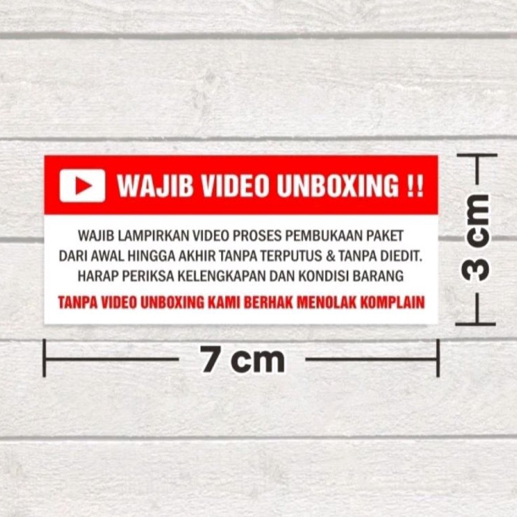 

Paket Ekonomis STIKER WAJIB UNBOXING ROLL ISI 5 PCS VIDEO FRAGILE