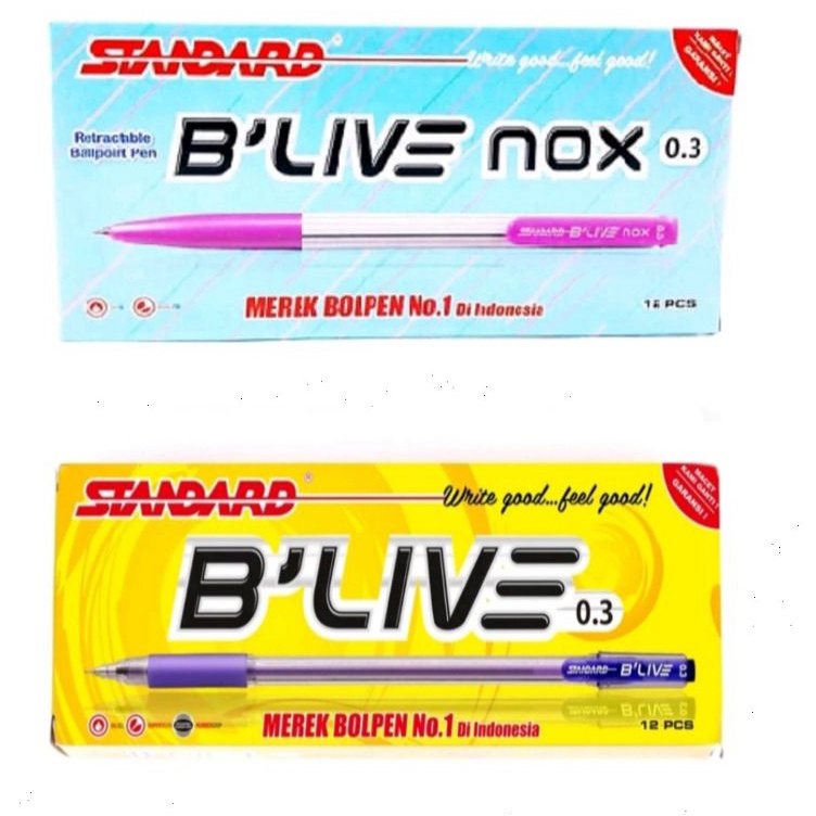 

KODE H9N BULPEN STANDARD BLIVE COLLECTION 3mm 1 PACK ISI 12 PCS