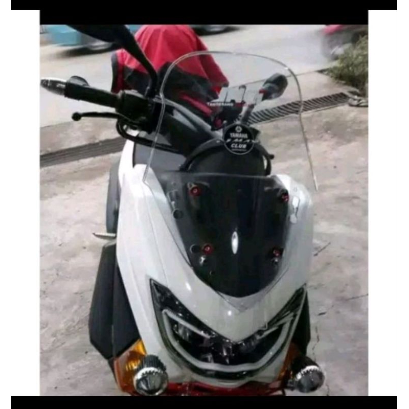 WINDSHIELD NMAX VISOR NMAX MODEL XMAX OLD STANDAR TINGGI TEBAL 4 MILI
