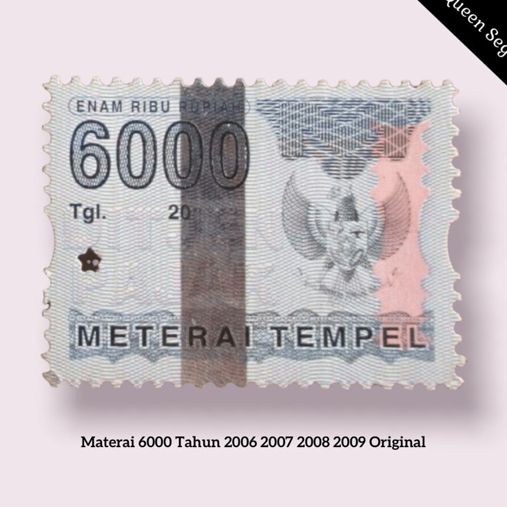 

Big Star Materai 6 Tahun 26 27 28 29 Perangko Matrai Tempel Asli Original Pos