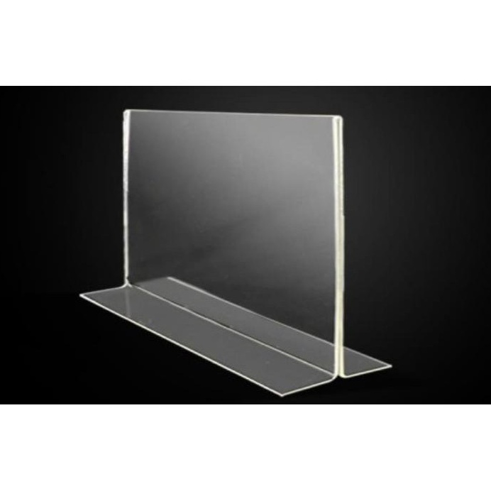 

KODE X6D4 Akrilik tent holder tempat brosur A3 2 mm