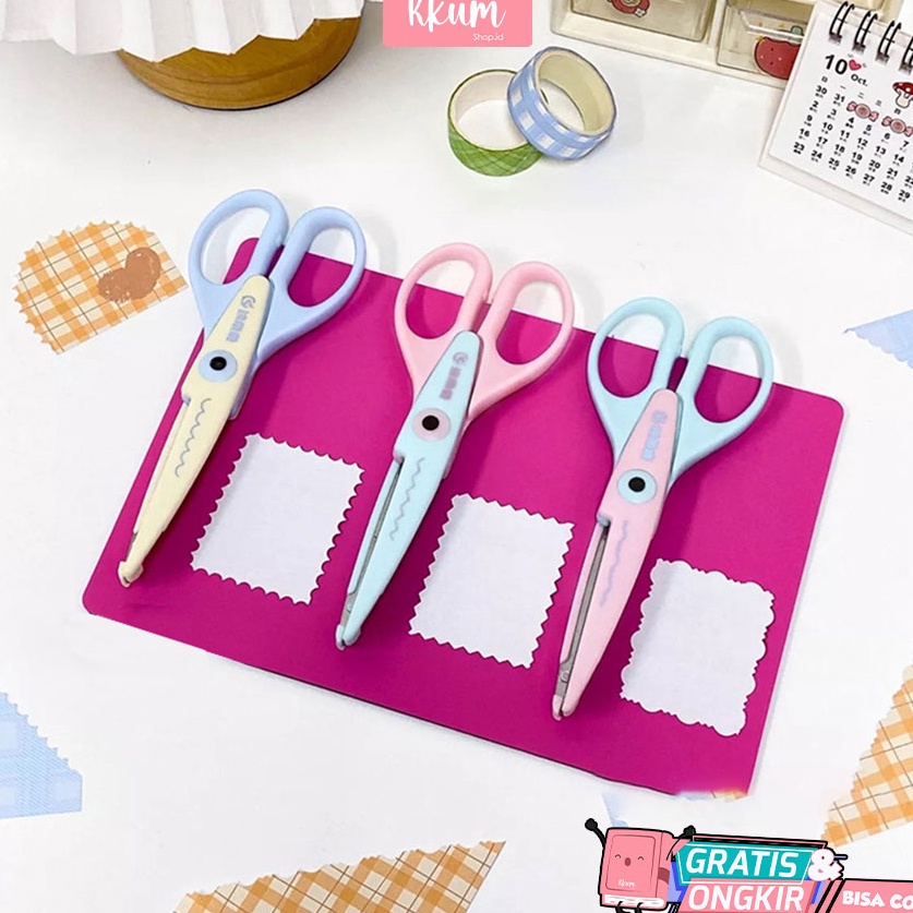 

Obral Berkualitas Gunting DIY zigzag gerigi Scissors craft gelombang