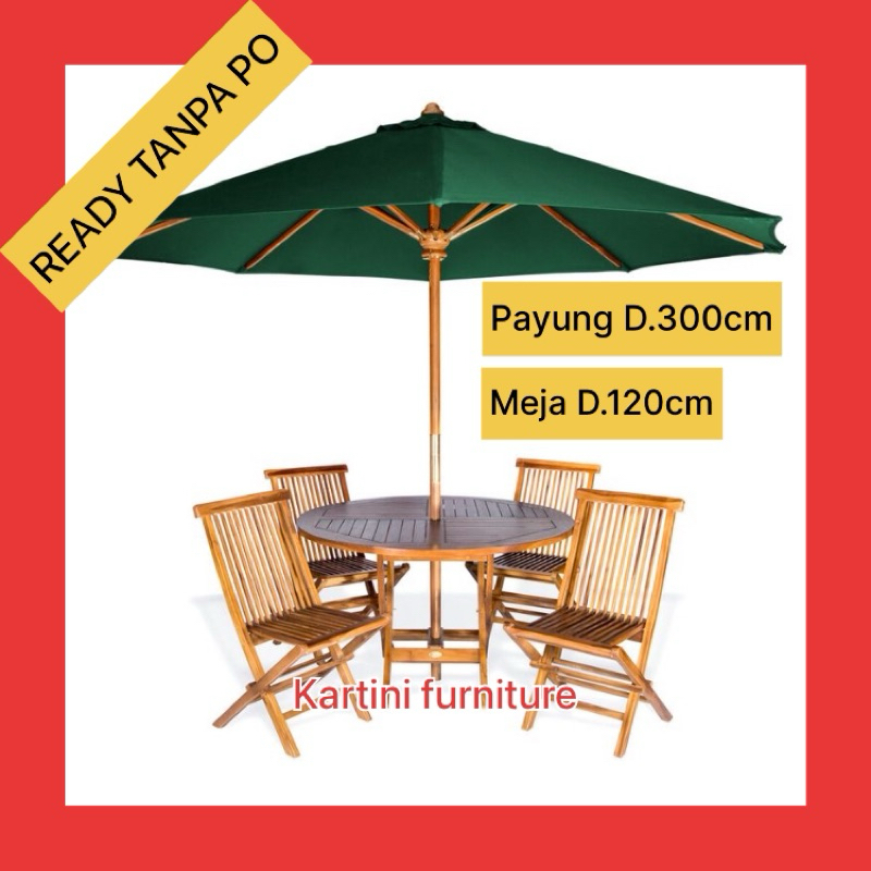 set meja payung taman outdoor meja payung cafe kursi lipat meja taman meja cafe kursi outdoor