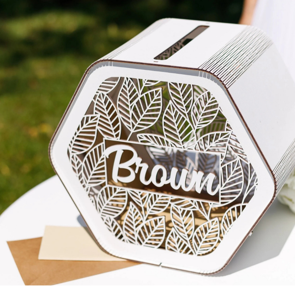 

DECORA UNION - Hexagon Box Custom Rustic Playwood /Box Undangan rustic Hexagon / Kotak Undangan Pernikahan Pribadi/ Assesories Pernikahan Play Wood /Dekorasi Unik Pernikahan