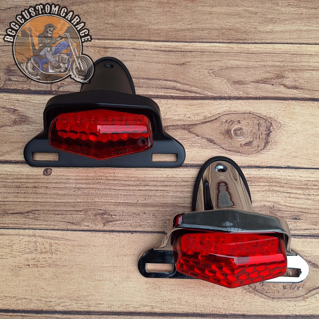 Stoplamp British style . Stoplamp Lucas . Lampu belakang Britis import . Stopalam motor custom . CB