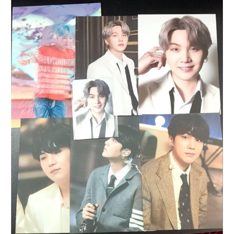 bundle BTS Suga the Fact Dicon lenticular postcard