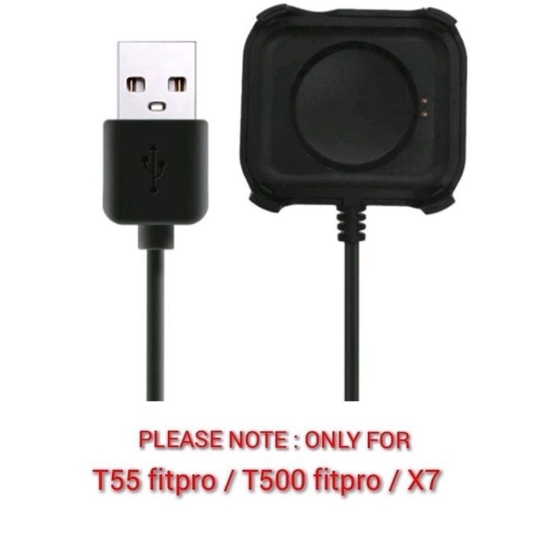 Yang Terbaik Kabel Charger Cas Smartwatch T55 T5 X7 Fitpro Original
