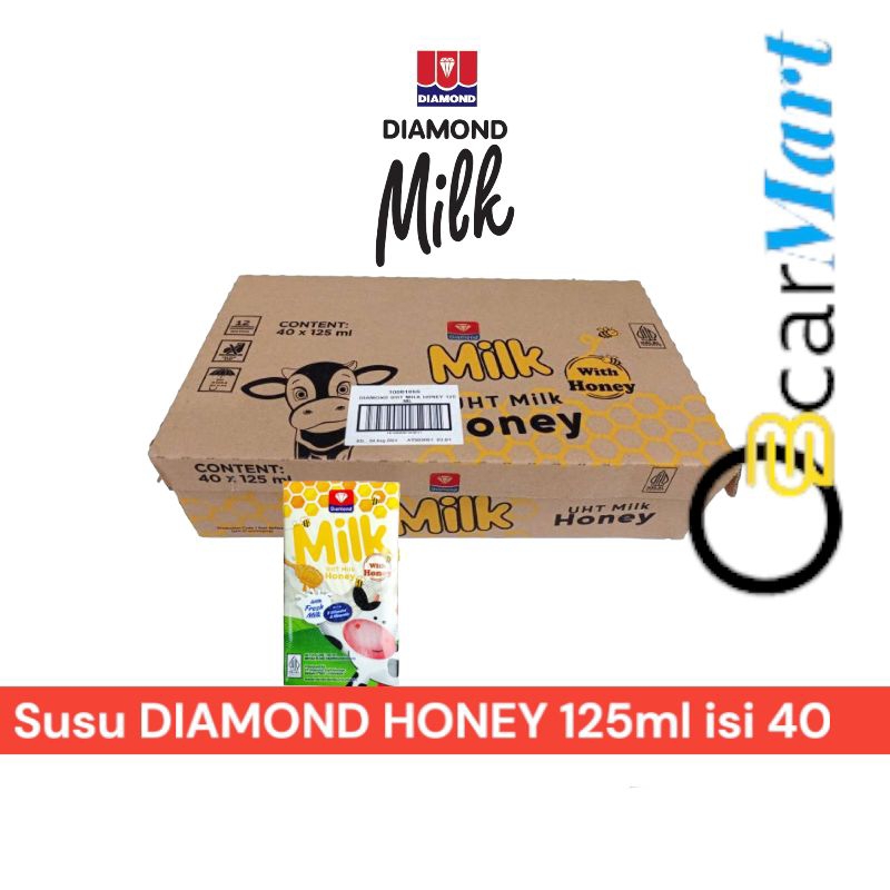 

DEPO Susu UHT DIAMOND HONEY MADU 125ml isi 40