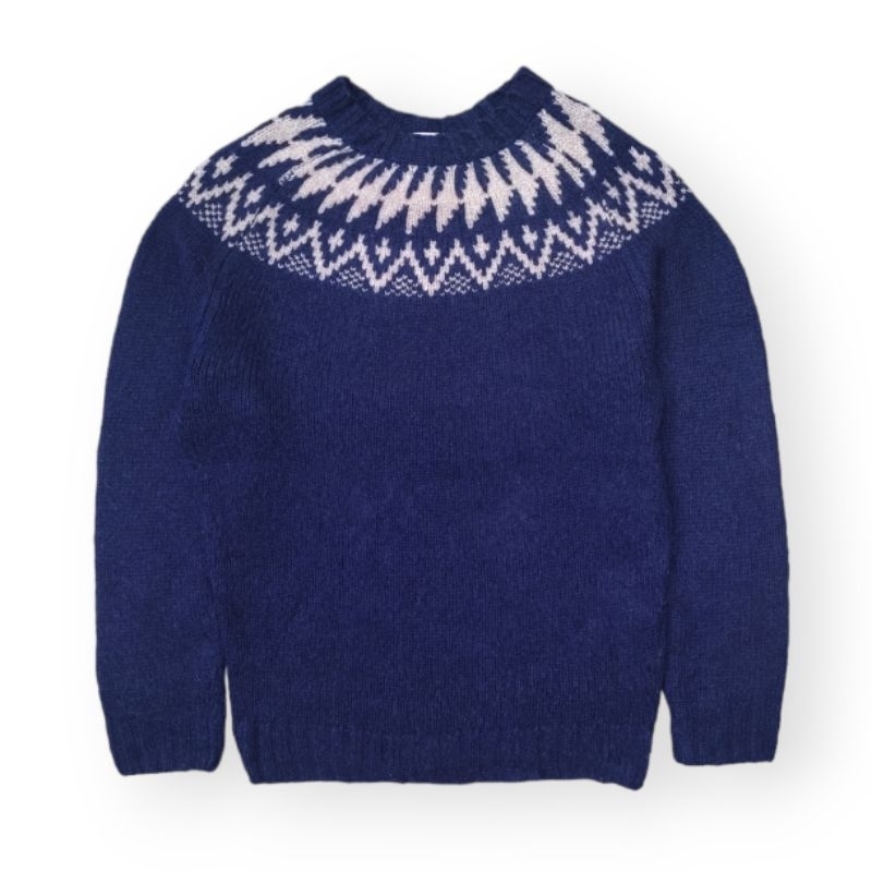 United Arrows Green Rebel Relaxing Nordic Knit Sweater