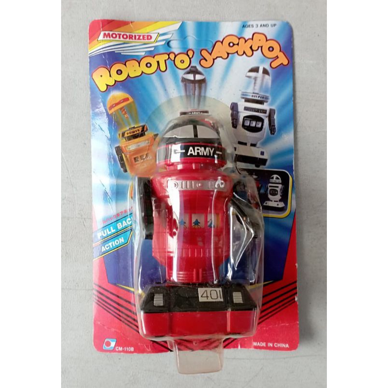 Robot o Jackpot mainan Era 90an