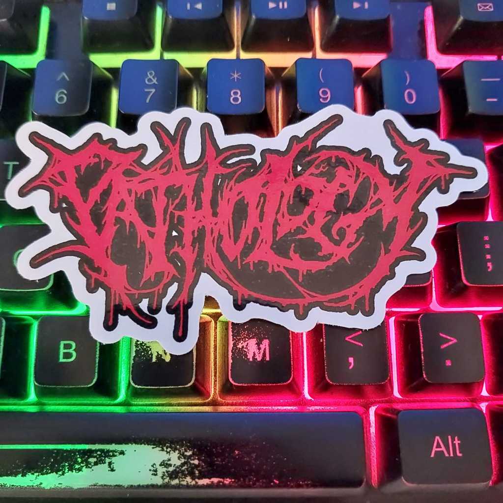 

Stiker PATHOLOGY - Sticker Logo Band Death Metal - Stiker Cutting