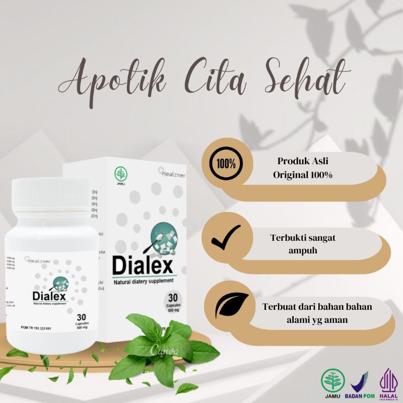 Dialex Obat Diabetes Manjur Ampuh Asli Dialex Original