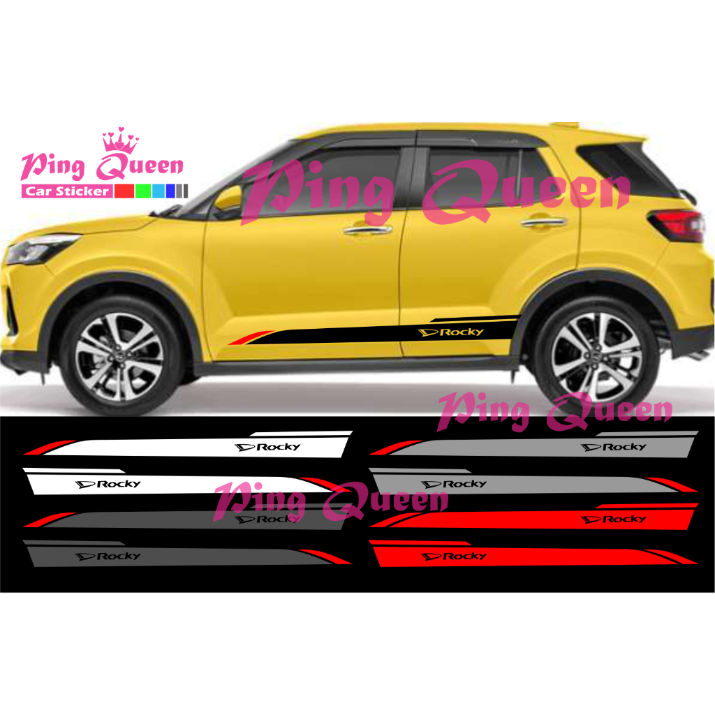 CUTTING STICKER MOBIL ROCKY STICKER LIST MOBIL DAIHATSU ROCKY