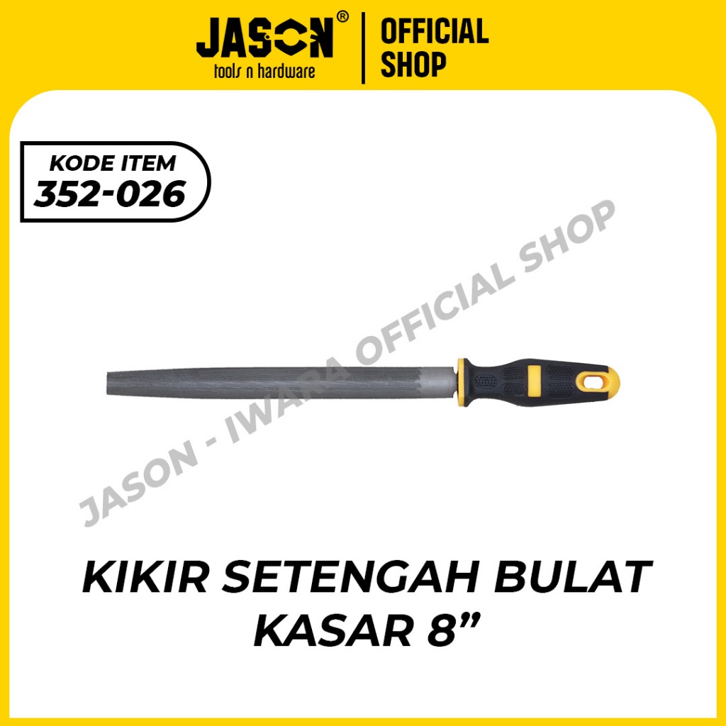 JASON KIKIR KAYU SETENGAH BULAT