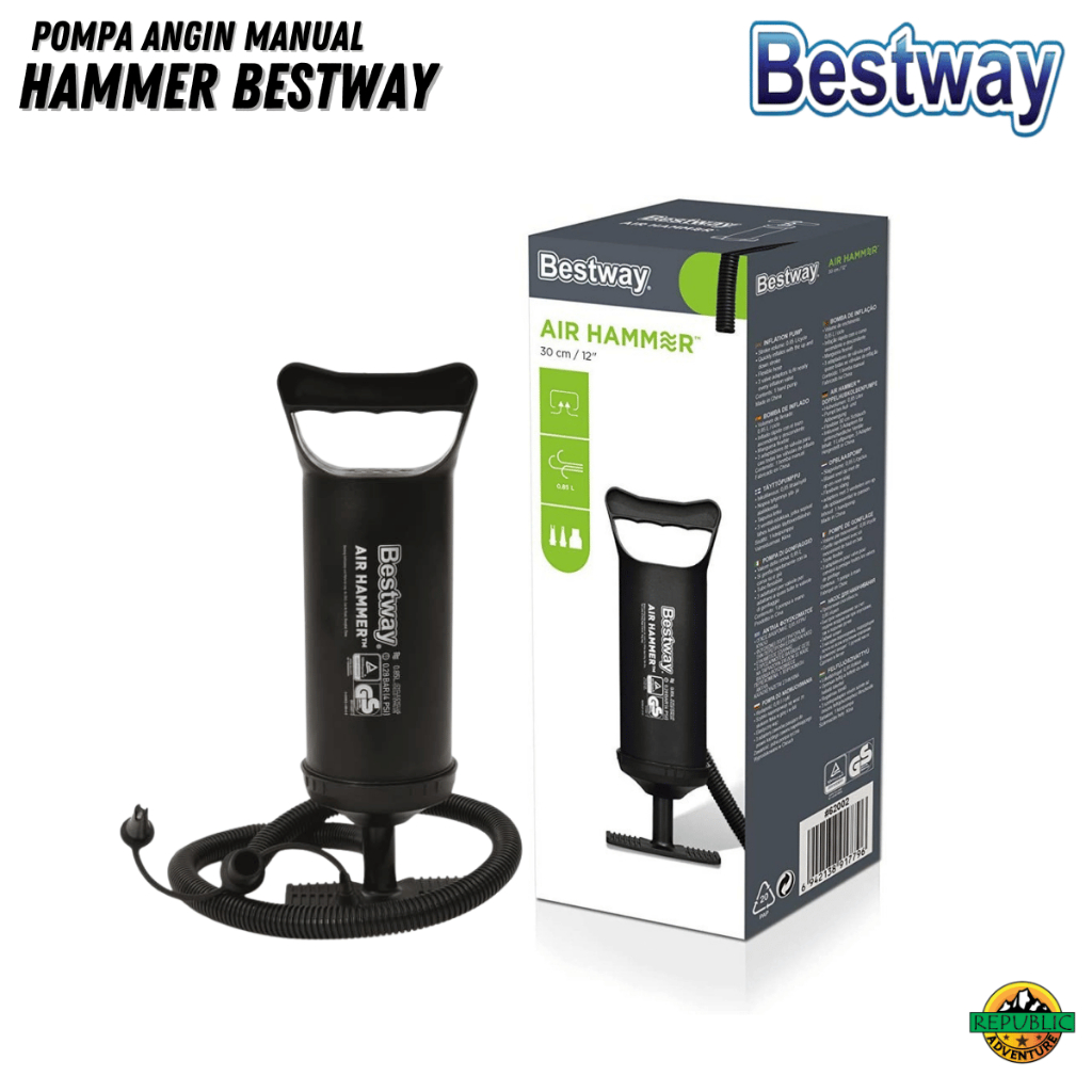 Bestway Pompa Angin 12" Bestway Pompa Angin Manual Pompa Angin Murah Kasur Angin Kolam Renang Anak