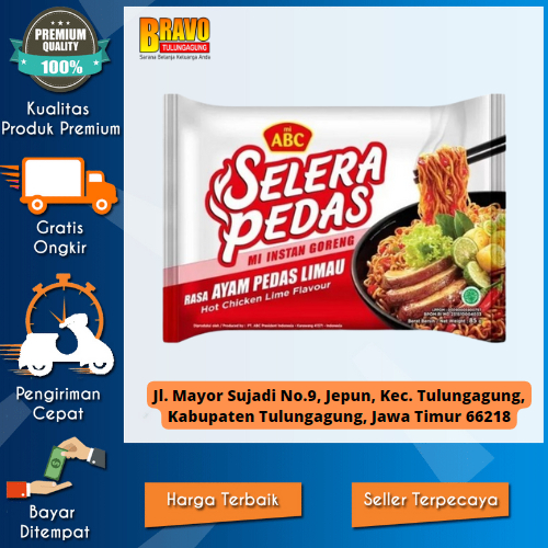 

Bravo Supermarket Tulungagung - ABC Mie Goreng Instant Rasa Pedas Limau