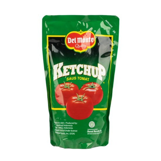 

DEL MONTE KETCHUP TOMATO SAUCE POUCH 1 KG - SAUS TOMAT LOKAL HALAL