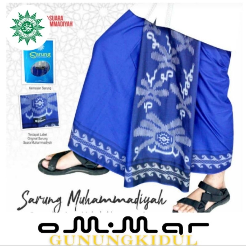 sarung Muhammadiyah biru
