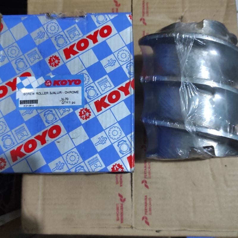 screw roller/ulir/spiral gilingan padi ichi N70 3 jalur chrome koyo