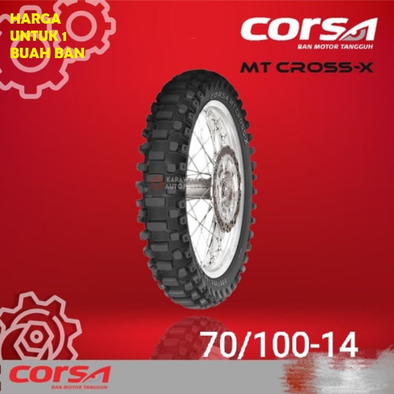 Ban Luar CORSA MT - CROSS X 70  / 100 - 14 - Ring 14 Cross