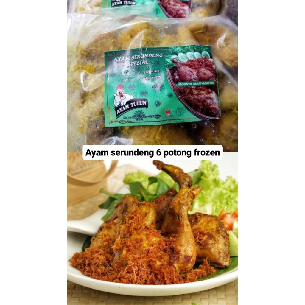 Ayam Ungkep serundeng 6pcs frozen