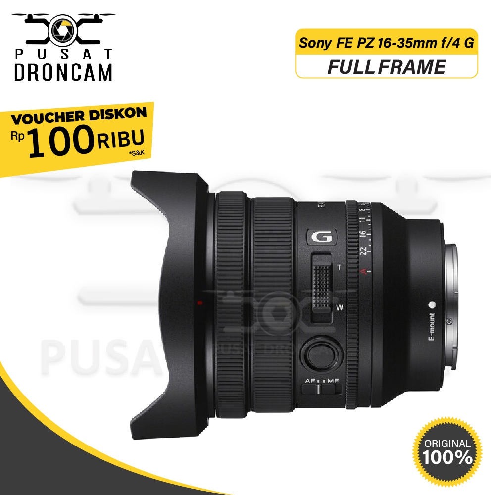 Sony FE PZ 16-35mm F4 G Lensa Sony FE 16-35 mm F/4 G PZ
