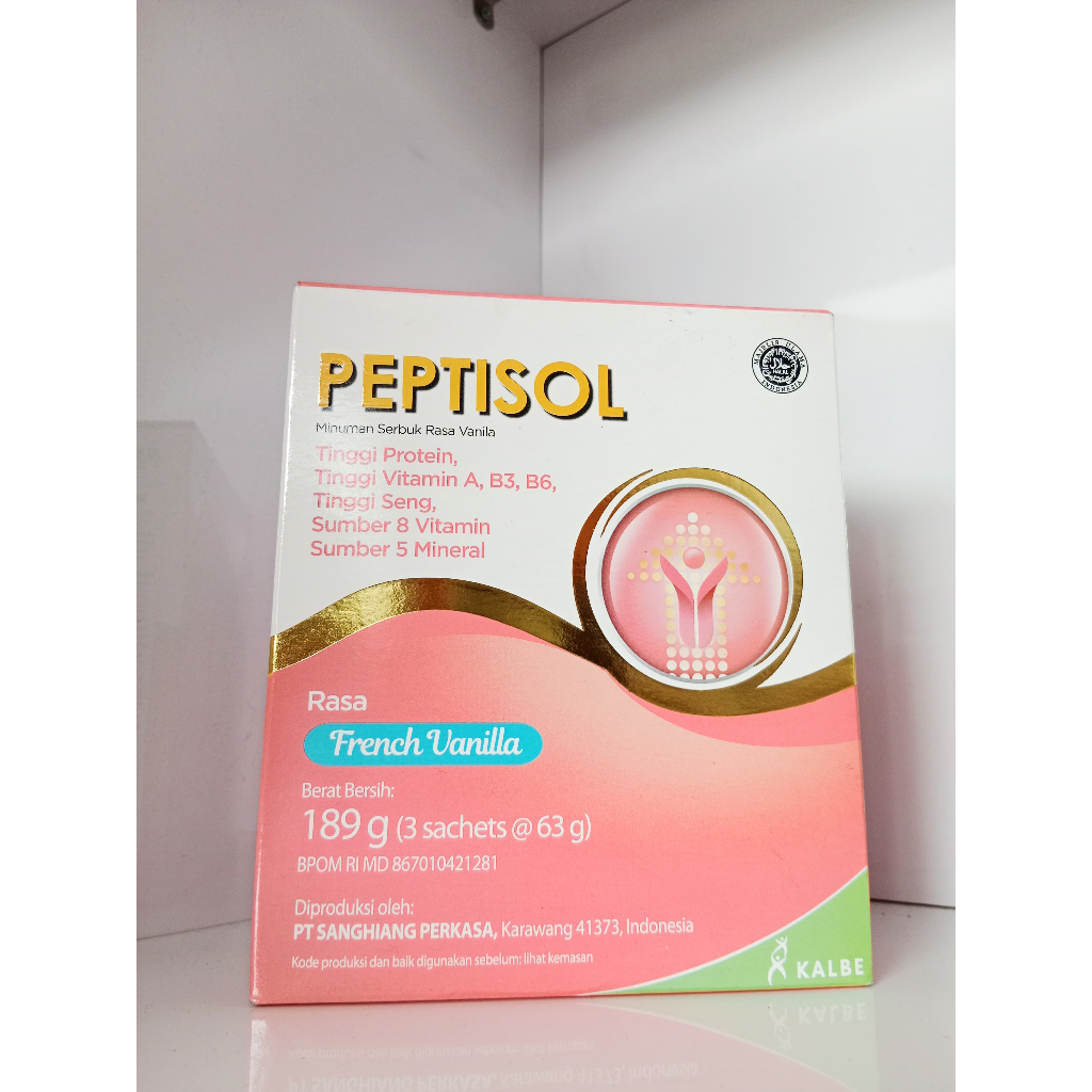 

PEPTISOL FRESH VANILLA NUTRISI TINGGI PROTEIN RENDAH RESIDU 189GR