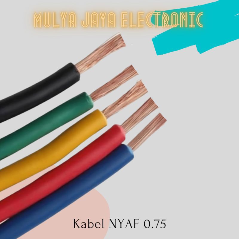 Kabel Listrik NYAF 0.75 Serabut Kabel NYAF 0.75 Serabut