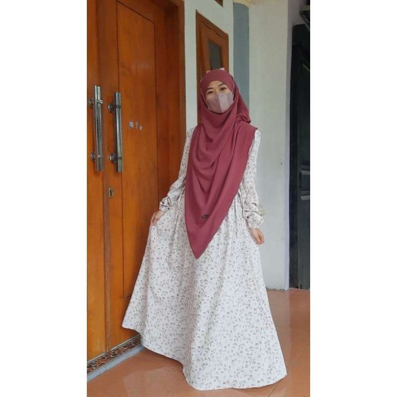 French Khimar Crinkle