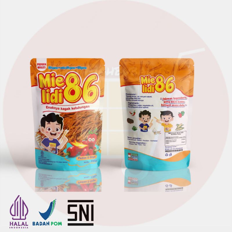 

Mahbubah - Mie Lidi 86 Wuluhan 150 g Pedas 5 Giga