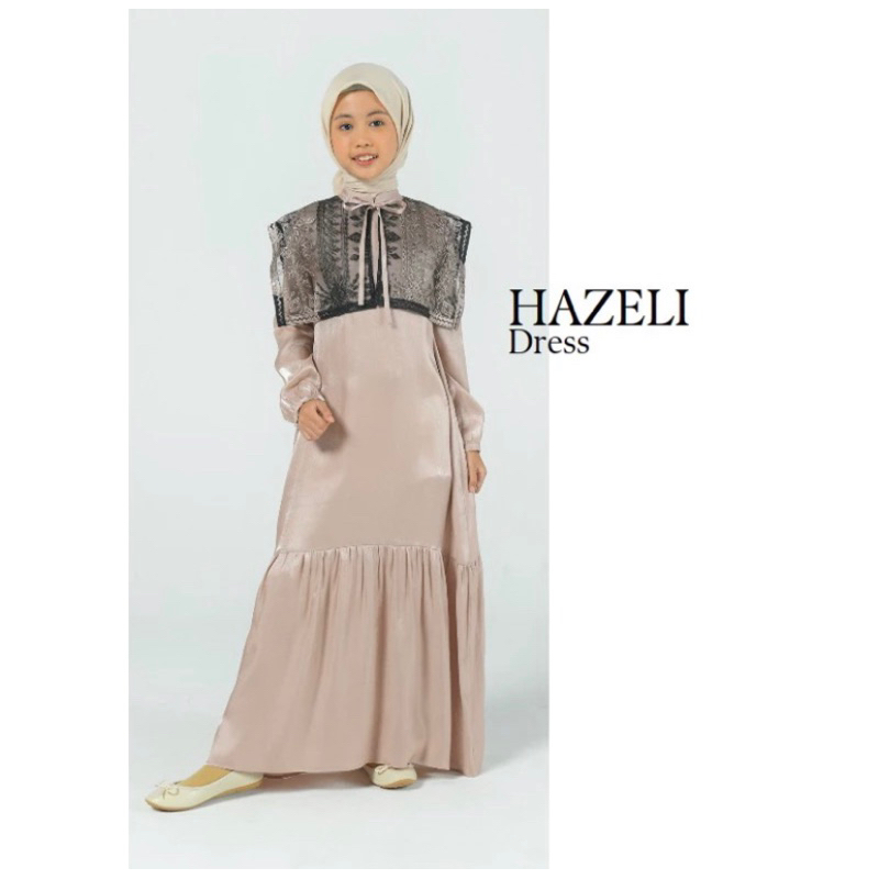ZOYA GAMIS ANAK BRUKAT DARI HAZELI GIRLS DRESS - Gamis anak cantik terbaru dari zoya