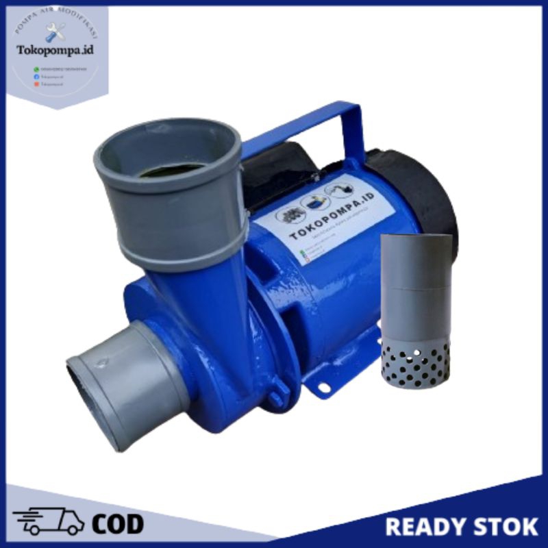 Pompa Air Modifikasi 2 inch 250 WATT Alkon Besi Sanyo Obohan Kolam 2" Dim modif sawah