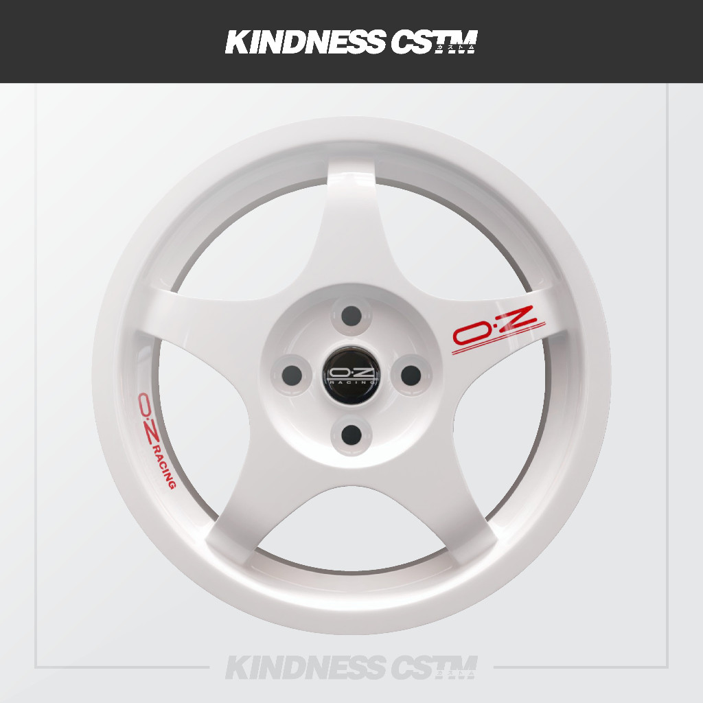 sticker velg oz racing rally untuk oz chrono stiker