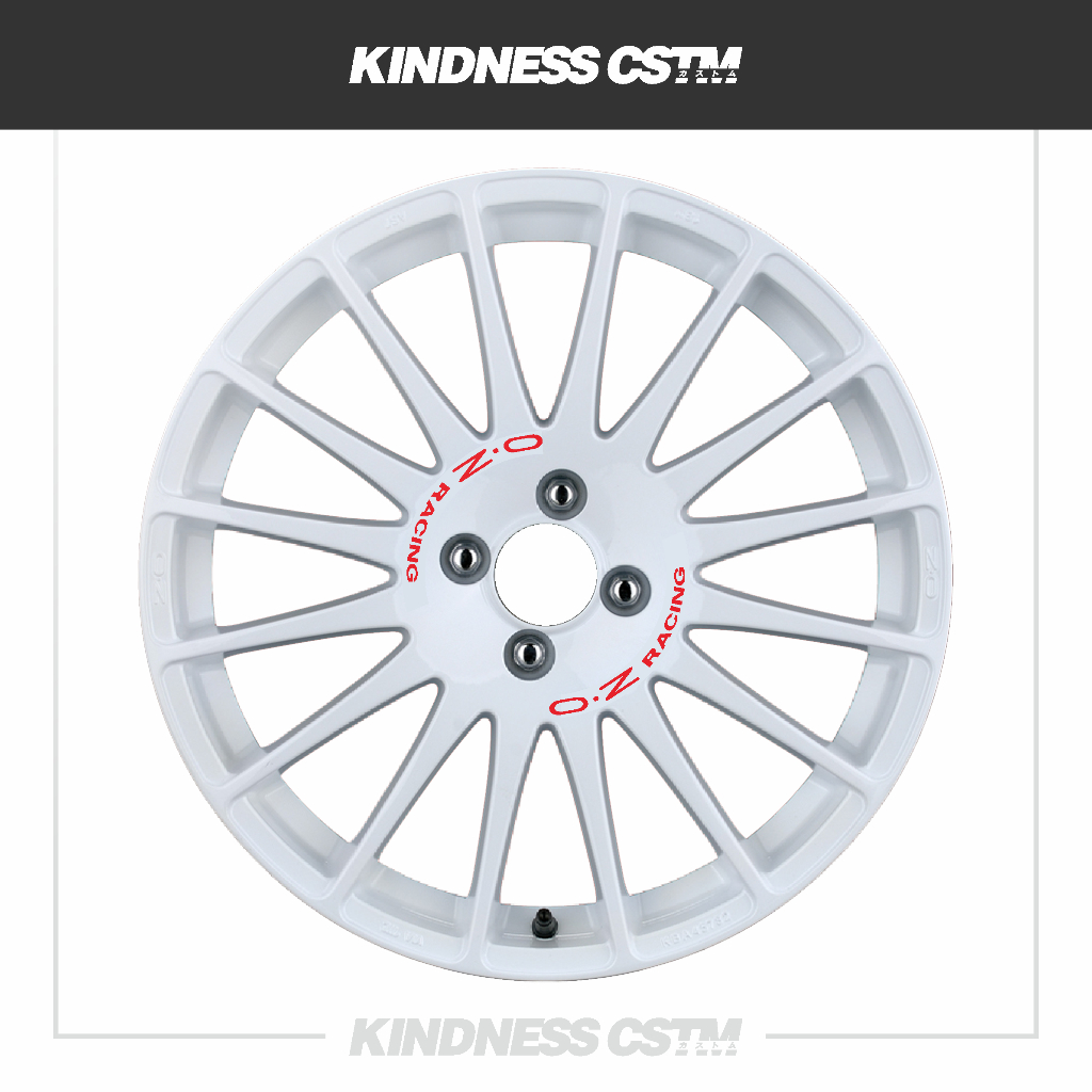 sticker velg oz racing rally superturismo