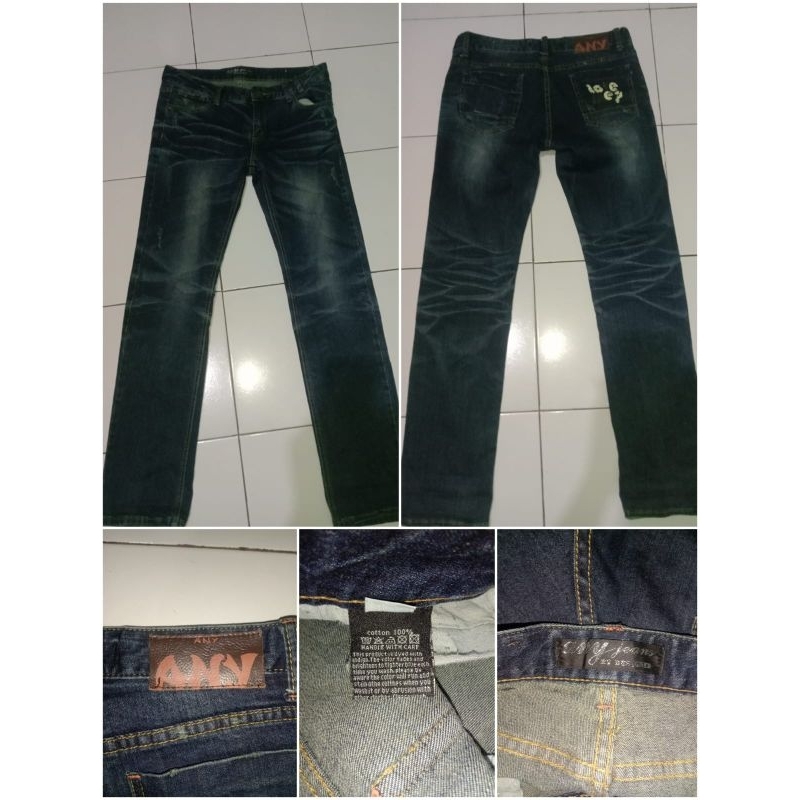 celana jeans fading