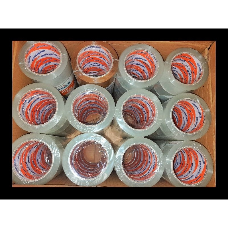 

1DUS LAKBAN/ISOLASI/SELOTIP COKLAT/BENING UKURAN 48MM X 90Y X 45MM BERRY TAPE - BOYRENK RACING