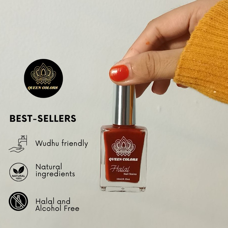 Natural Queen Nail Henna pacar kuku halal pacar kuku muslim pacar kuku halal buat sholat