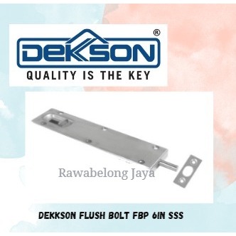 Flush Bolt Plate Dekkson FBP 6" SSS / Grendel / Slot Tanam Pintu