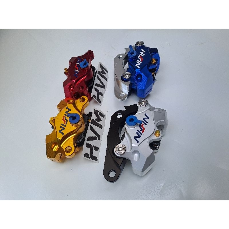 KALIPER 2 PISTON PLUS BAUT DAN BREKET YAMAHA MATIC MIO J MIO M3 MIO XEON DLL