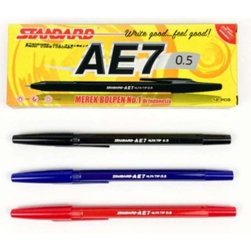 

Ballpoint Standar AE7 1 pack 12 pcs