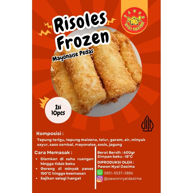 

Risol Frozen Mayonaise Pedas by Pawon Nyai Dasima