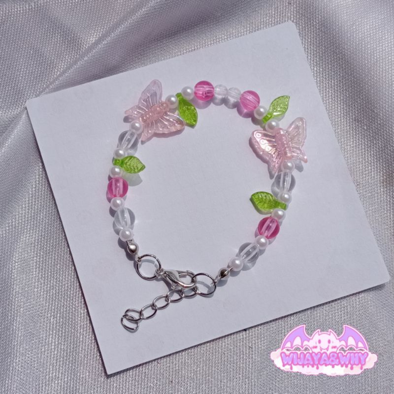 gelang manik manik/ gelang kupu/ grosir aksesoris/ sovenir gelang/ grosir murah