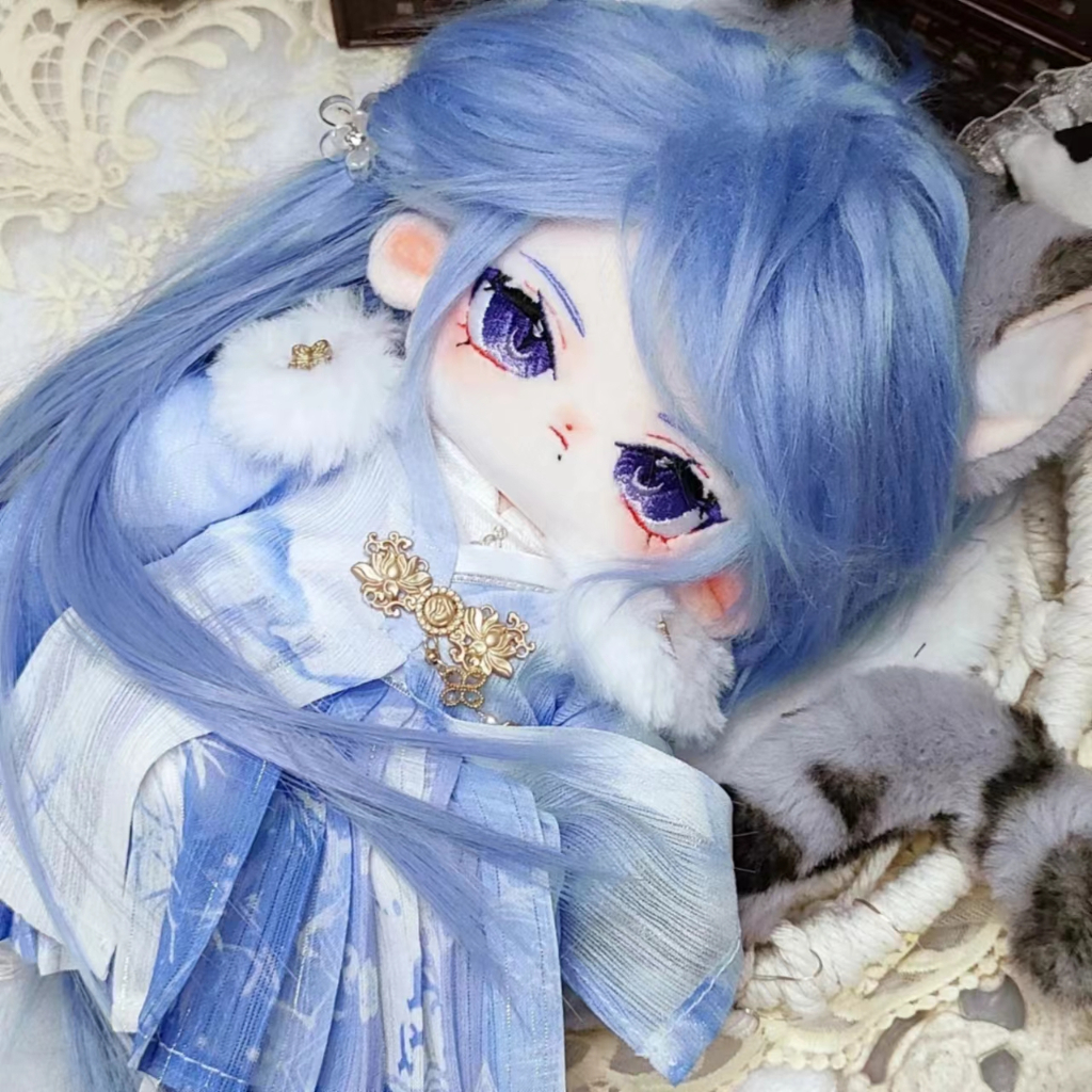 [READY STOCK] doll ayato genshin impact boneka kamisato ayato cotton doll 20cm ayato - sep