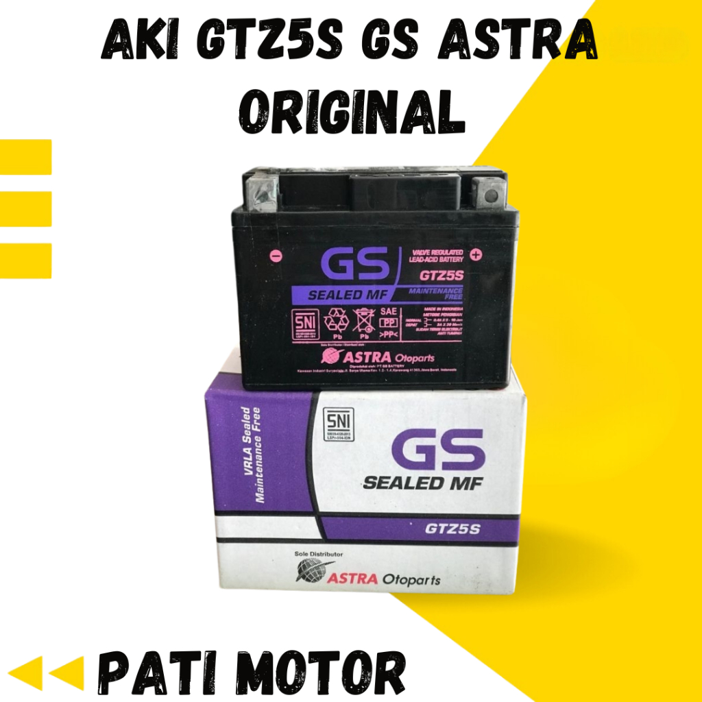 N2 PATI MOTOR Aki Motor GS ASTRA GTZ5S Vario Beat GS ASTRA